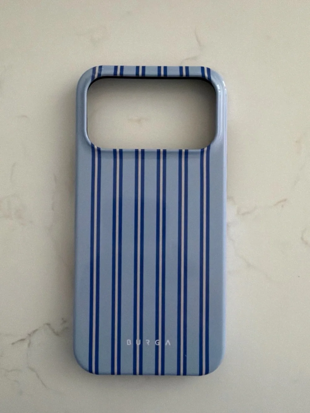 Durga Light Blue Stripe Protective Phone Case